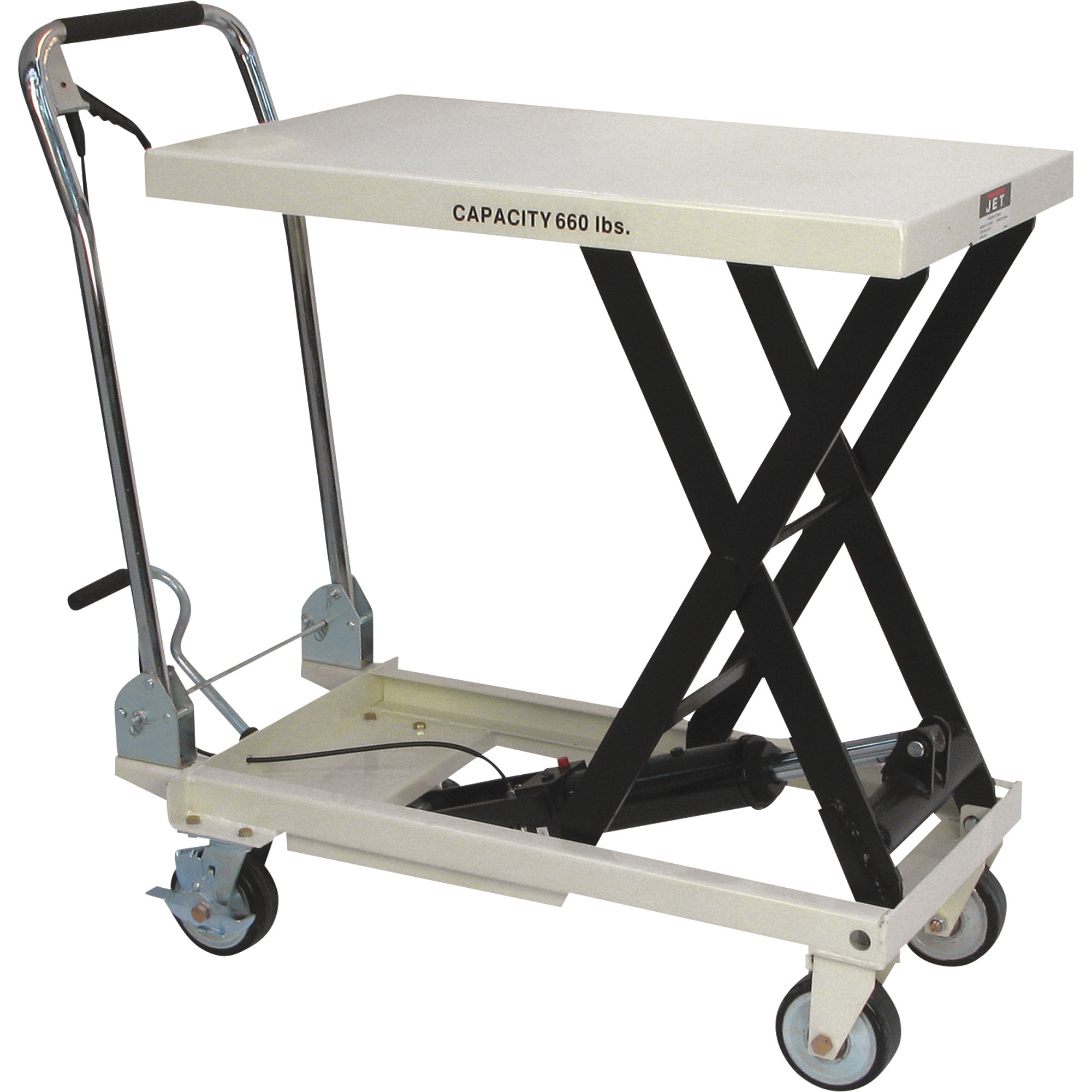 JET Scissor Lift Table, 660-Lb. Capacity, Model# SLT-660F